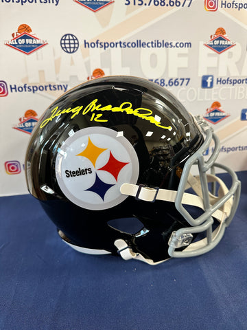 TERRY BRADSHAW PITTSBURGH STEELERS SIGNED F/S REPLICA HELMET! BAS AUTHENTIC!