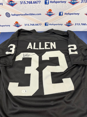 MARCUS ALLEN OAKLAND RAIDERS SIGNED CUSTOM JERSEY! BAS AUTHENTIC!