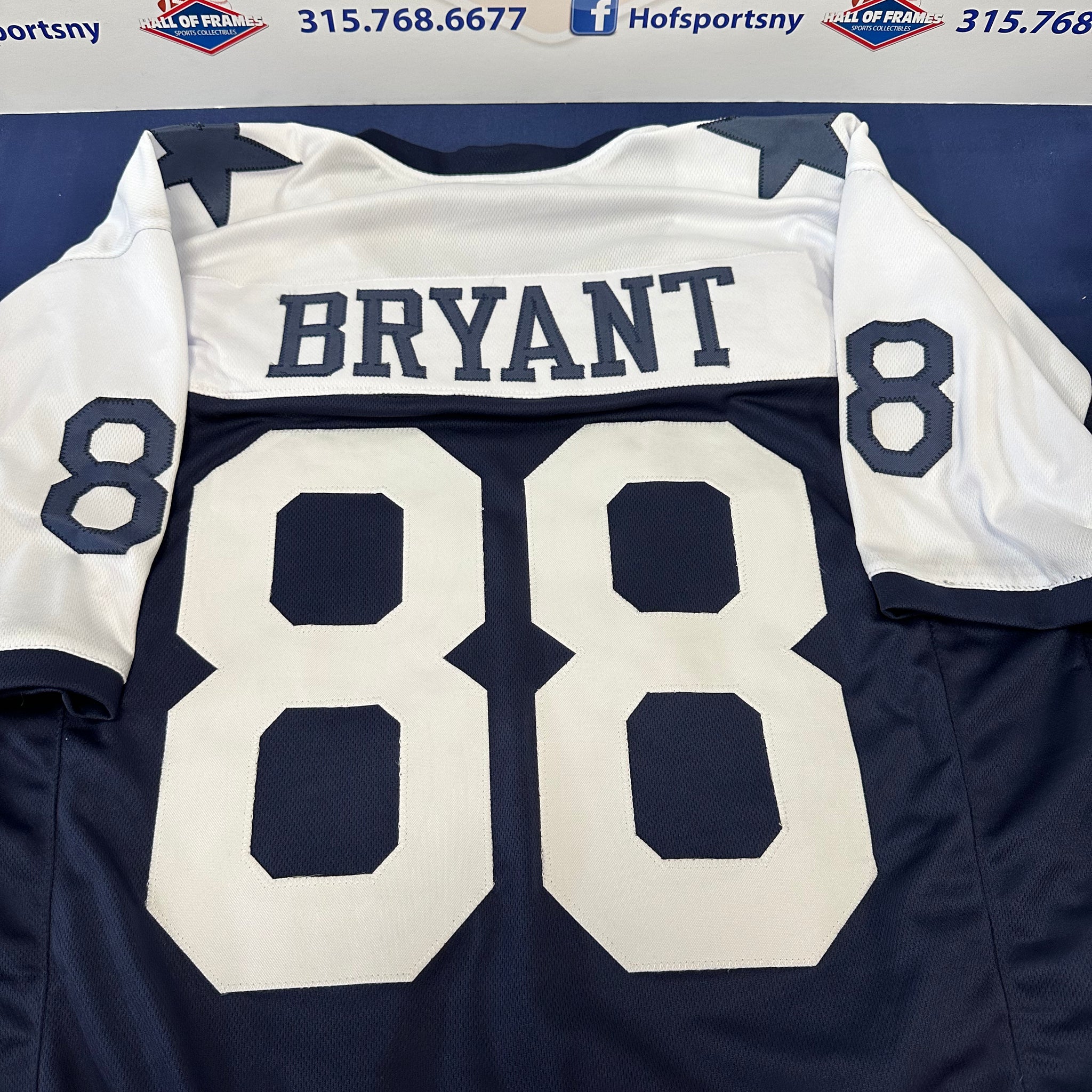 DEZ BRYANT DALLAS COWBOYS UNSIGNED THROWBACK JERSEY! SIZE XL!