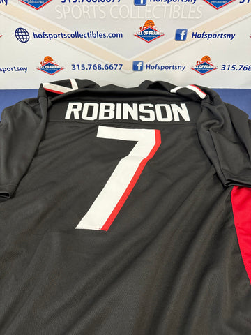 BIJAN ROBINSON ATLANTA FALCONS BLACK UNSIGNED JERSEY! SIZE XL!