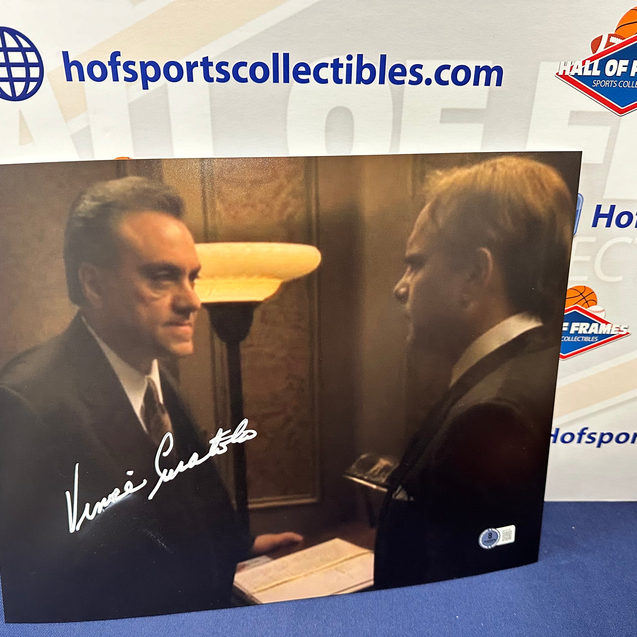 VINCENT CURATOLA "THE SOPRANOS" "JOHNNY SACK" SIGNED 11X14! BAS AUTHENTIC!