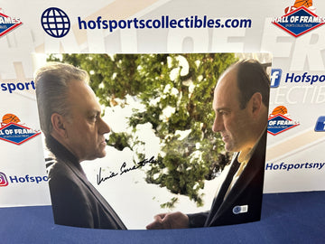 VINCENT CURATOLA "THE SOPRANOS" "JOHNNY SACK" SIGNED 11X14! BAS AUTHENTIC!