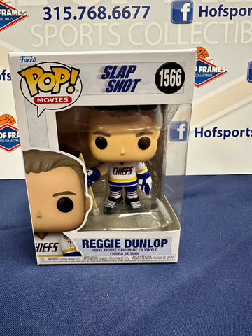 REGGIE DUNLOP SLAP SHOT FUNKO POP MOVIES #1566!
