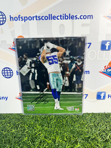 LEIGHTON VANDER ESCH SIGNED COWBOYS 8X10 - FANATICS COA