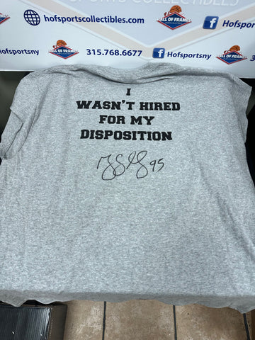 GREG LLOYD SIGNED REPLICA CUSTOM "DISPOSITION" SLEEVELESS SHIRT- BECKETT COA