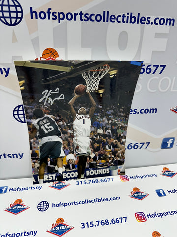 HAKIM WARRICK SIGNED SYRACUSE BASKETBALL 8X10 PHOTO - STEINER