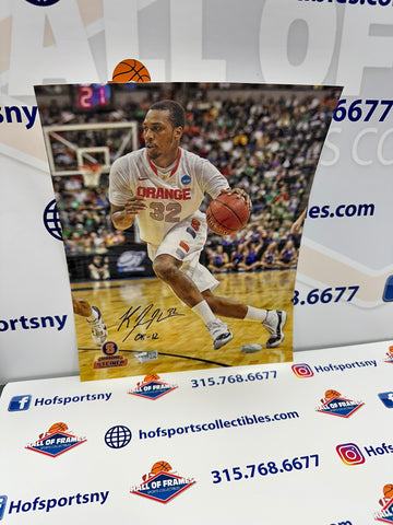 KRIS JOSEPH SIGNED SYRACUSE BASKETBALL 8X10 PHOTO - STEINER