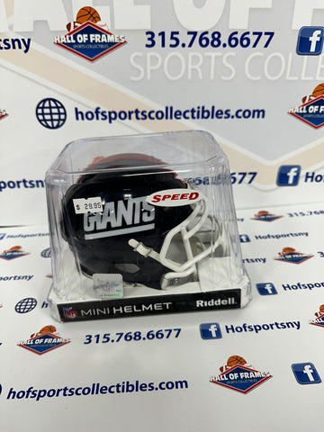 NEW YORK GIANTS SPEED THROWBACK MINI FOOTBALL HELMET