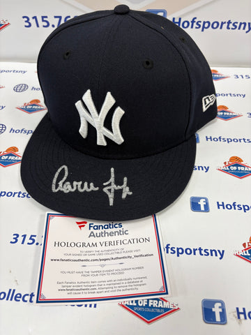 AARON JUDGE SIGNED NY YANKEES NEW ERA OFFICIAL HAT - FANATICS COA