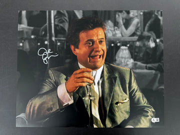 JOE PESCI SIGNED GOODFELLAS 16X20 PHOTO - BECKETT WITNESSED