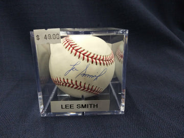 LEE SMITH SIGNED BASEBALL CUBS - TRISTAR COA