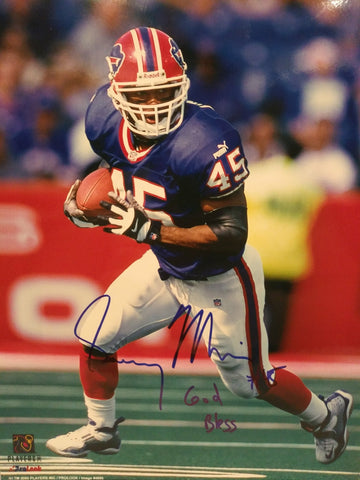 SAMMY MORRIS BILLS SIGNED 8X10 - HOF COA