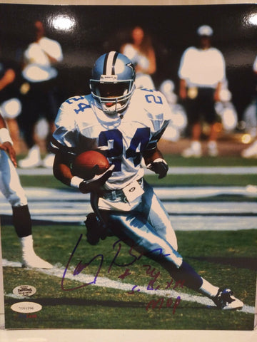 LARRY BROWN  COWBOYS SUPER BOWL MVP SIGNED 8X10 - PSA COA