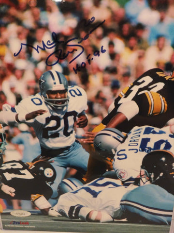 MEL RENFRO COWBOYS SIGNED 8X10 - PSA COA