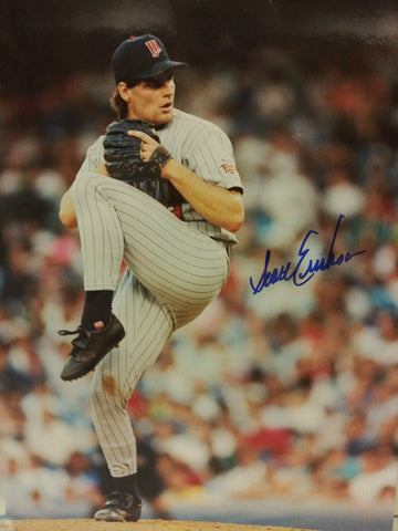 SCOTT ERICKSON TWINS SIGNED 8X10 - HOF COA