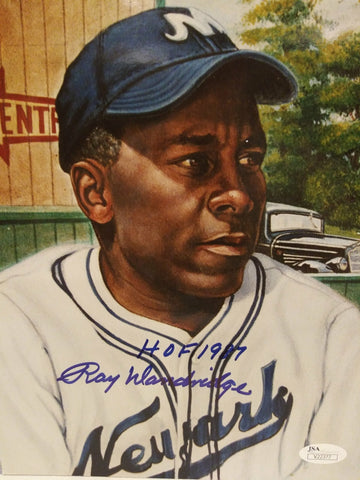 RAY DANDRIDGE NEGRO LEAGUE SIGNED 8X10 - JSA COA