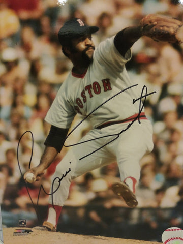 LUIS TIANT RED SOX SIGNED 8X10 - JSA COA
