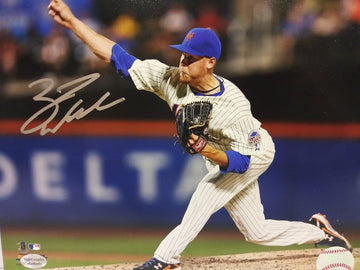 ZAC WHEELER METS SIGNED 8X10 - HOF COA