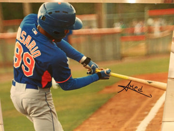 AMED ROSARIO METS SIGNED 8X10 - HOF COA