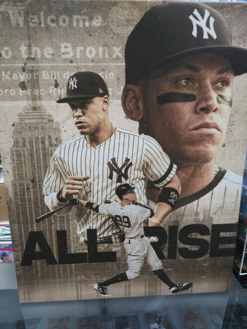 AARON JUDGE YANKEES 16X20 CUSTOM CANVAS PRINT - READY TO HANG