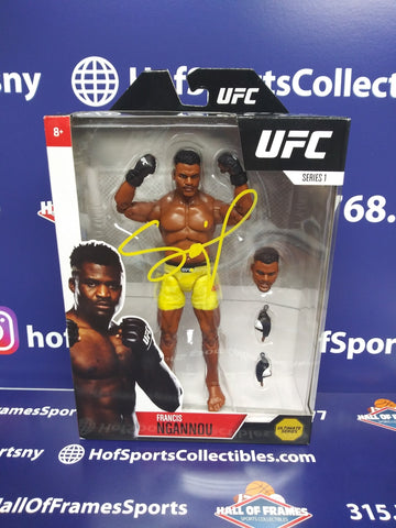 FRANCIS NGANNOU SIGNED ACTION FIGURE (BECKETT WITNESS)
