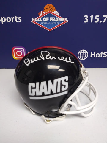 BILL PARCELLS SIGNED NY GIANTS MINI HELMET - JSA COA