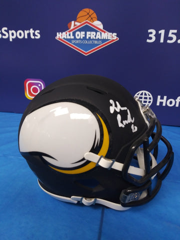 JOHN RANDLE SIGNED VIKINGS ECLIPSE MINI HELMET