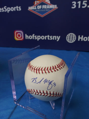 BRENDAN MCKAY SIGNED BASEBALL RAYS - HOF COA