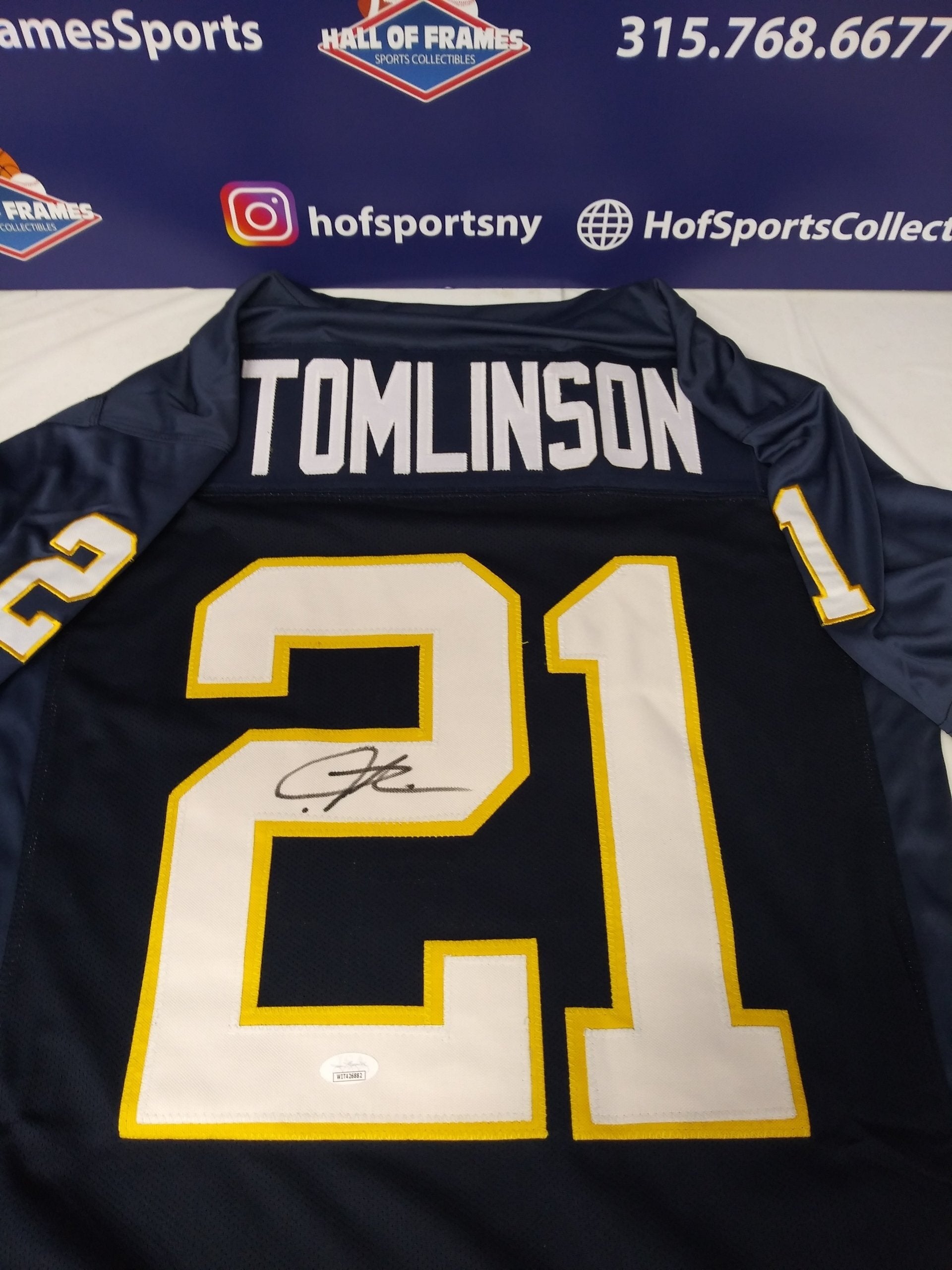 Ladainian tomlinson signed jersey hotsell