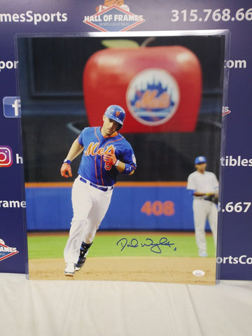 DAVID WRIGHT HOME RUN SIGNED NY METS16X20 PHOTO - JSA COA