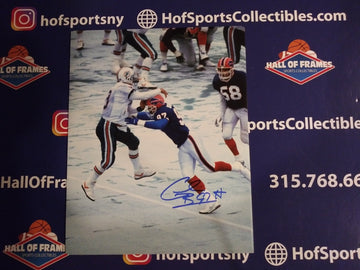 CORNELIUS BENNETT SIGNED BUFFALO BILLS 8X10 PHOTO (B) - JSA COA