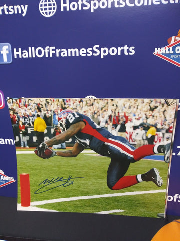 WILLIS MCGAHEE SIGNED BUFFALO BILLS 11X14 PHOTO - HOF COA