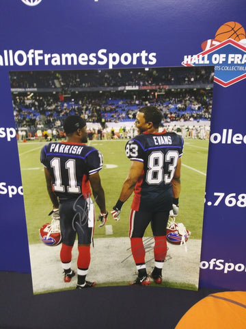 LEE EVANS / ROSCOE PARRISH SIGNED 11X14 BUFFALO BILLS PHOTO