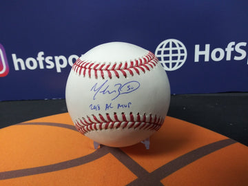 MOOKIE BETTS SIGNED BASEBALL INSC. 2018 AL MVP - RED SOX / DODGERS MLB HOLO