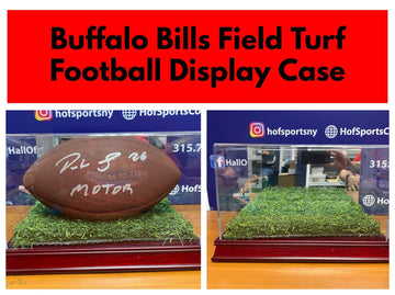 BUFFALO BILLS FOOTBALL DISPLAY CASE