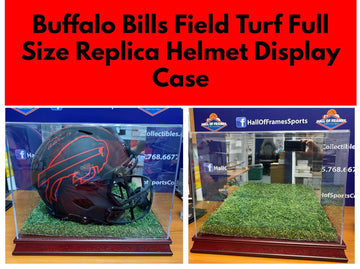 BUFFALO BILLS FULL SIZE HELMET DISPLAY CASE