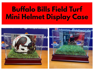 BUFFALO BILLS MINI HELMET DISPLAY CASE