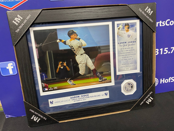 AARON JUDGE #62 HR COMMEMORATIVE PHOTOMINT