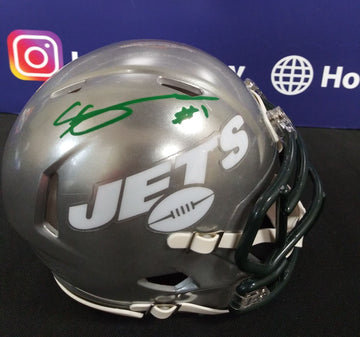 SAUCE GARDNER SIGNED NY JETS FLASH MINI HELMET - BECKETT