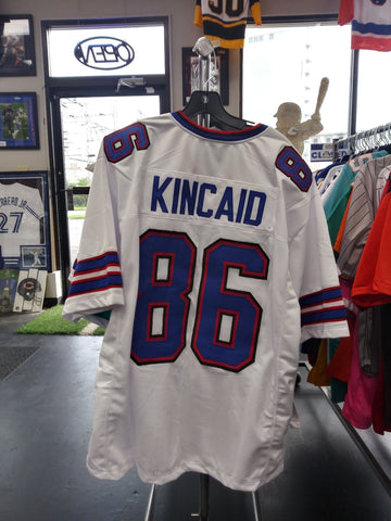 DALTON KINCAID BILLS SEWN STITCHED WHITE JERSEY SIZE MENS XL