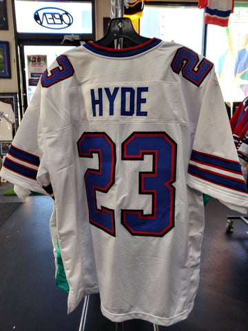 MICAH HYDE BILLS SEWN STITCHED WHITE JERSEY SIZE MENS XL