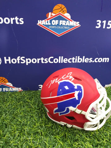 MICAH HYDE SIGNED BILLS AMP SPEED MINI HELMET - JSA COA