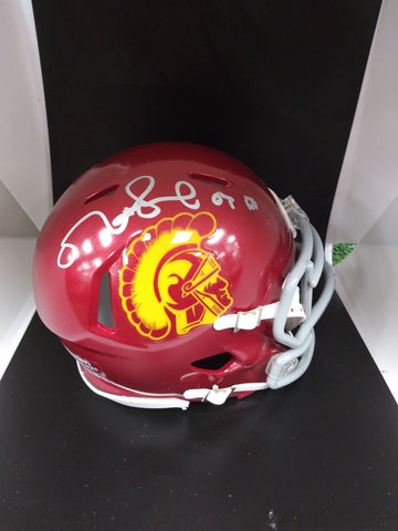 MATT LEINART USC TROJANS MINI HELMET - TRISTAR COA