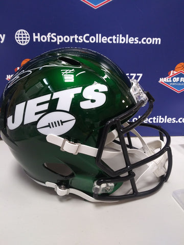 SAUCE GARDNER SIGNED NY JETS FS SPEED REPLICA HELMET - BECKETT