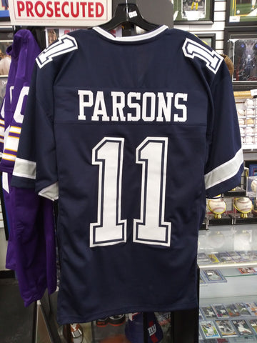MICAH PARSONS COWBOYS SEWN STITCHED BLUE JERSEY SIZE MENS XL