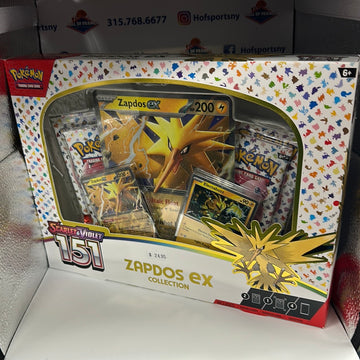 POKEMON SCARLETT & VIOLET 151 ZAPDOS EX COLLECTION BOX