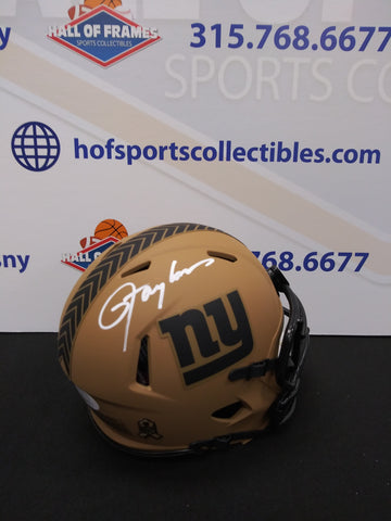 LAWRENCE TAYLOR NY GIANTS STS SPEED MINI HELMET JSA