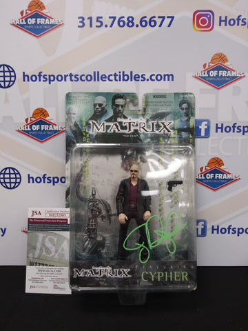 JOE PANTOLIANO SIGNED THE MATRIX CYPHER FIGURE JSA