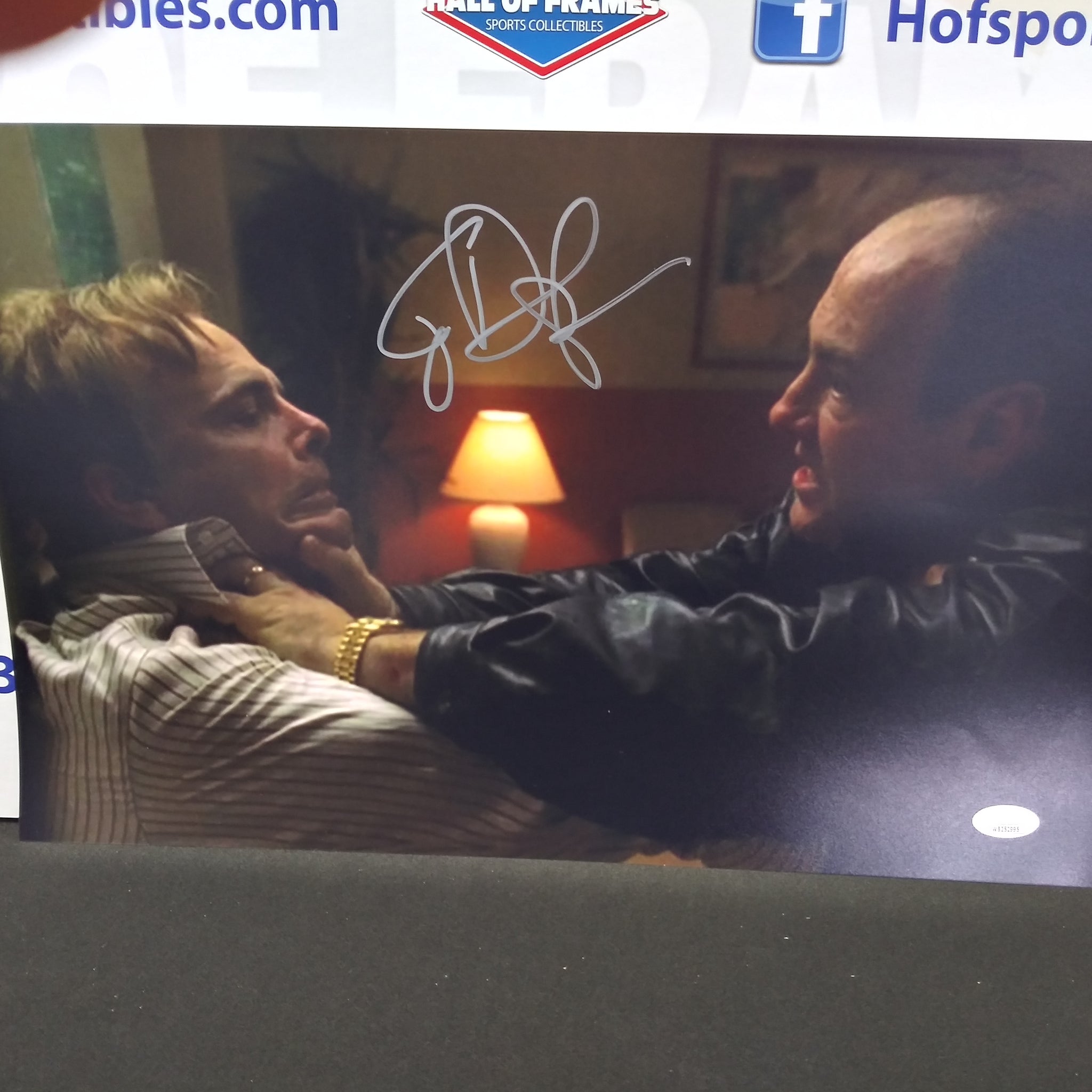 JOE PANTOLIANO SOPRANOS SIGNED 11X17 RALPH CIFARETTO CHOKED - JSA