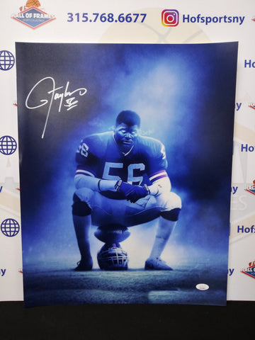 Lawrence Taylor New York Giants Signed 16x20 JSA COA